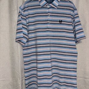 johnnie-O Multicolor Striped Polo Shirt